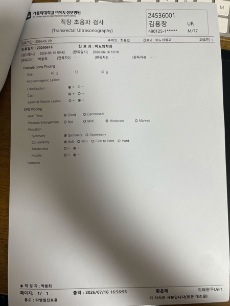 직장초음파검사